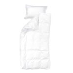 Seba 'TRENDS' - Satín Rúmföt (140x200/50x70 - White)