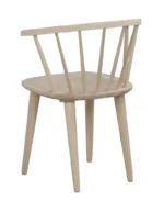 Rowico Carmen – Borðstofustóll (hvíttaður viður) - Image 7