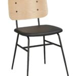 Rowico 'BRENT' - Borðstofustóll (Oak/Black)