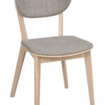 Rowico 'KATO' - Borðstofustóll (Whitewash Oak/Light Grey)