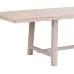 Rowico 'BROOKLYN' - Stækkun á borðstofuborð (95x50 - Whitewashed Oak)