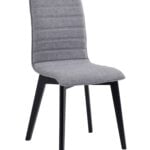 Rowico - Gracy borðstofustóll (ljósgrár/svartur)