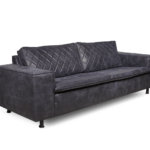 SENSE - Leðursófi (Superblack)