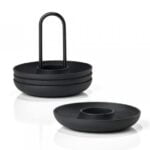 Zone - Eggjabikar með standi 4stk (svartur)