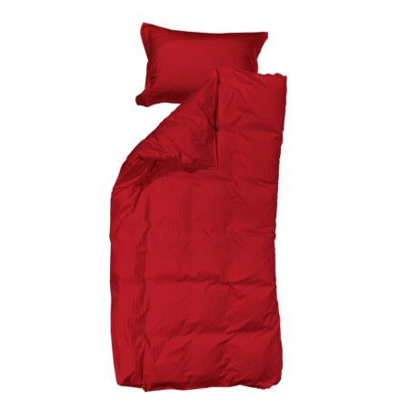 Seba 'TRENDS' - Satín Rúmföt (140x200/50x70 - Red)