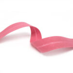 Skáband úr bómull (13mm - Pink - 5m kort)