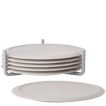 Zone - Glasamottur 6 stk í standi (Warm Grey)