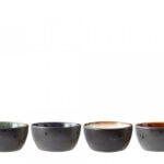 Skál 10cm 4stk (Black)