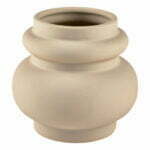 Leir Blómavasi (sand)