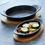 Holm - Diskur Oval 27cm Pottjárn Black