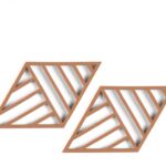 Zone - Cayenne hitaplatti 2stk (Rhombus Lines)