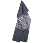 Georg Jensen Damask ‘HORIZONTAL’ – Viskastykki (50x80cm – Deep Blue)