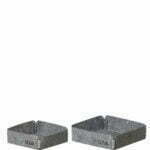 OOhh 'ECO' - Bakkar (10x10cm & 12x12cm - Grey - 2 stk)