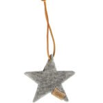 Stjarna á jólatréð - Wool Grey