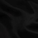 Silki satín (110cm - svart)