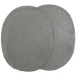 Leðurbót (11x9cm - grey)