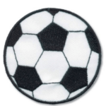 Fótbolti (7,5x7,5cm - svartur)