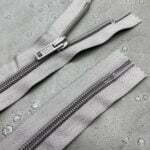 Spírallás lokaður (13cm - ljósgrár)