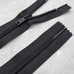 Spírallás lokaður (18 cm - svartur)