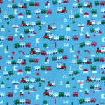 Tricot trains (150cm - blue)