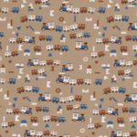 Tricot trains (150cm - beige)