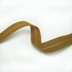 Skáband úr bómull (20mm - mustard -5m kort)