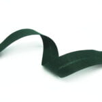 Skáband úr bómull (20mm - forest green - 5m kort)