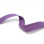 Skáband úr bómull (20mm - lilac - 5m kort)