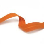 Skáband úr bómull (20mm - orange -5m kort)