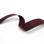 Skáband úr bómull (20mm - wine - 5m kort)