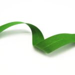 Skáband úr bómull (20mm - grænt - 5m kort)