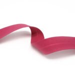 Skáband úr bómull (20mm - hot pink - 5m kort)