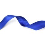 Satínskáband (20mm - kóngablátt)