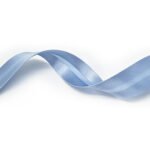 Satínskáband (20mm - ljósblátt)