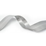 Satínskáband (20mm - ljósgrátt)