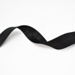 Satínskáband (20mm - svart)