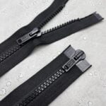 Tveggja sleða lás 40cm svartur