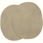 Leðurbót (11x9cm - beige)