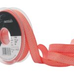 Herringbone (25mm - Red)