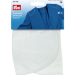 Axlapúðar (hálfmánarlaga-M/L - hvítir)