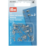 Krækjur (no.2-12stk - silfur)