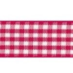 Köflóttir borðar (25mm - red)