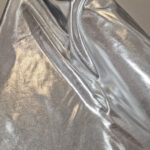 Metallic Spandex (150cm-silver) silfurefni