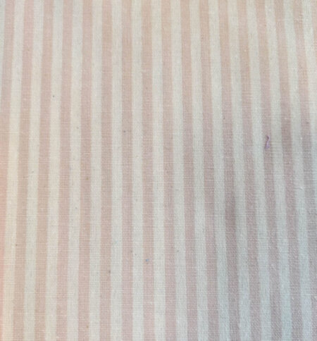 Endurunnin bómull röndótt (140cm – Pink)