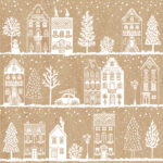 Servíettur 20st 33x33cm Nature Winter 3L