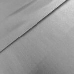 Bómullarsatín carola (142cm - silfur)