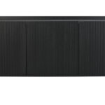 Halifax - Skenkur (B:160cm - Black Oak/Black)