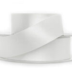 Satínborðar 15mm White