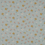 Coated cotton (140cm - flowers)