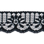 Raschel Lace (28mm – black)